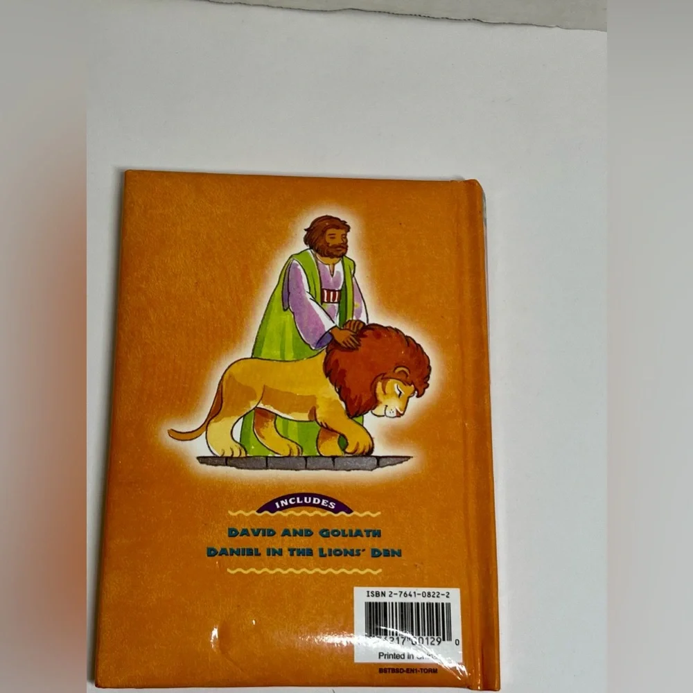 CHILDREN'S MINI BOOK LOT (4) - BIBLE STORIES BY TORMONT (RELIGION)